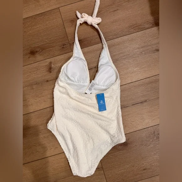 Cupshe Plunge Halter Cutout One Piece Swimsuit size Small - Picture 4 of 6